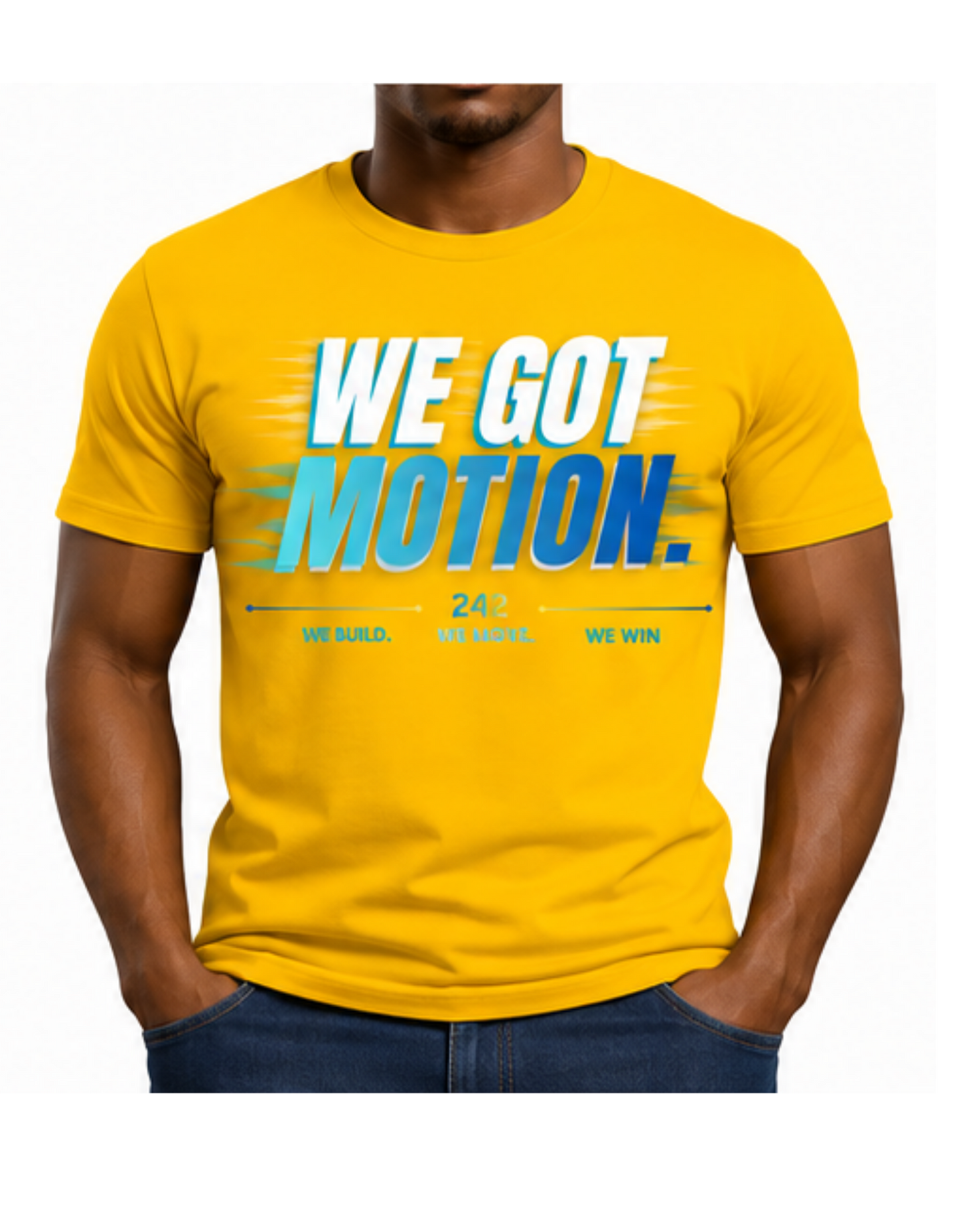 WE GAT MOTION TEE GOLDEN YELLOW